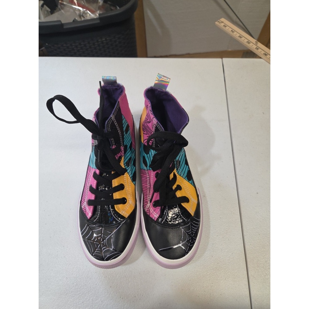 Disney Nightmare Before Christmas Sneakers Women 7.5‎ Sally Jack High Top Shoes